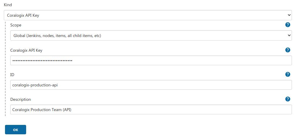 Coralogix Configuration